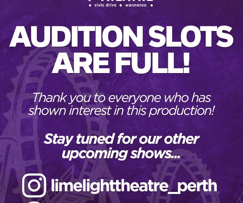 Audition Notice – Ride The Cyclone