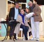 Director James Hough-Neilson giving direction to the cast