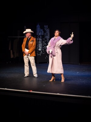 Abner Dillon (Ron Arthurs) and Dorothy Brock (Rachel Monamy)